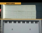 Raynor Showcase Carriage Panel White Stockton Colonial Windows Fluer de Lis Handles