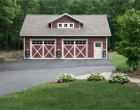 Wood Carriage House Garage Door Mahopac 2