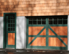 Square Top Artisan Custom Doorworks Wood Carriage House Doors Westchester