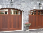 Arched Wood Carriage House Garage Door Hudson Valley