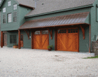 Square Top Artisan Custom Doorworks Wood Carriage House Doors Dutchess County 2