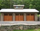 Square Top Wood Carriage House Doors Arlington 5