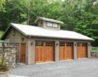 Square Top Wood Carriage House Doors Arlington